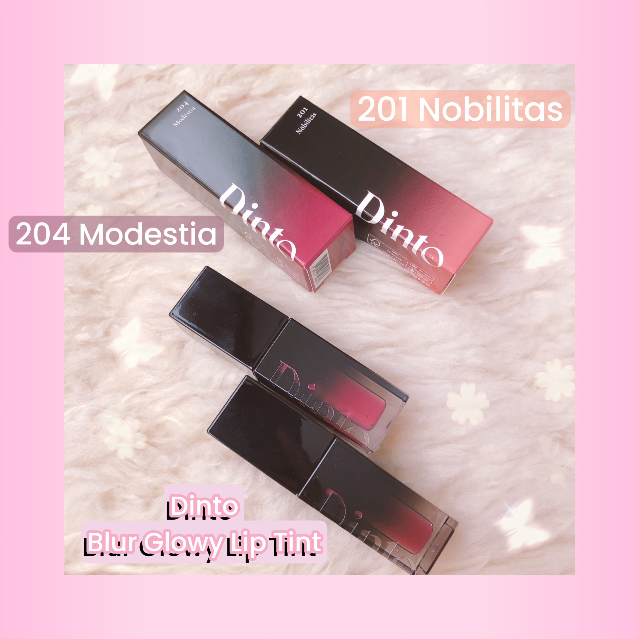 ブラーグロイリップティント/Dinto/リップティントを使ったクチコミ（1枚目）