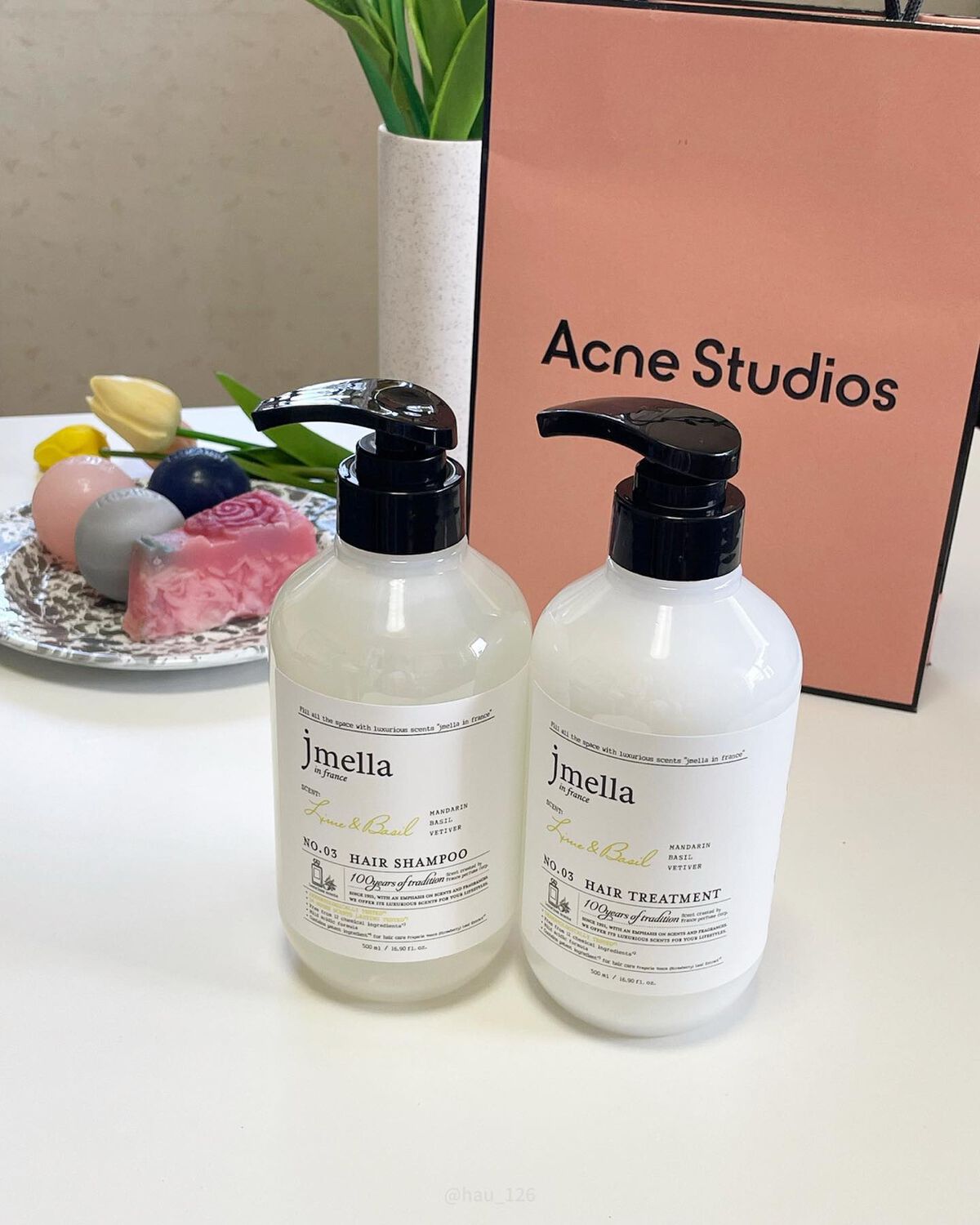 インフランスヘアシャンプー ライム＆バジル／トリートメント ライム＆バジル/jmella/市販シャンプーを使ったクチコミ（1枚目）