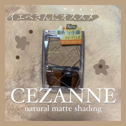 ナチュラルマットシェーディング/CEZANNE/シェーディングを使ったクチコミ(1枚目)