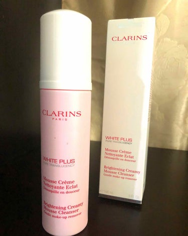 CLARINS ホワイト-プラス ブライト クレンザーのクチコミ「半分程(150ml入り)使用して、
大満足です。

泡で出てくるタイプの洗顔料で、
メイク落と.....」（1枚目）