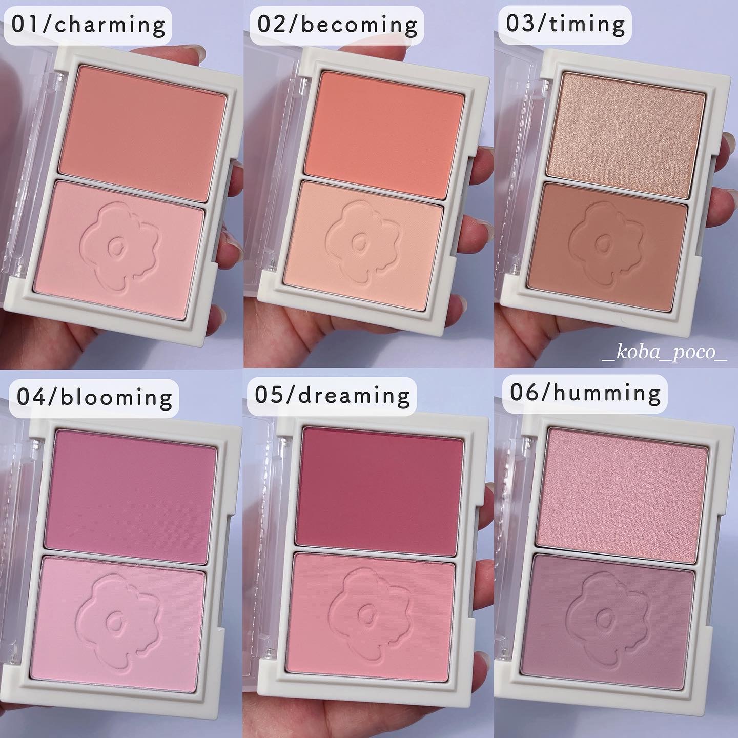 フロリッドレイヤーブラッシャー 04 ブルーミング/HAKIT/パウダーチークを使ったクチコミ（3枚目）