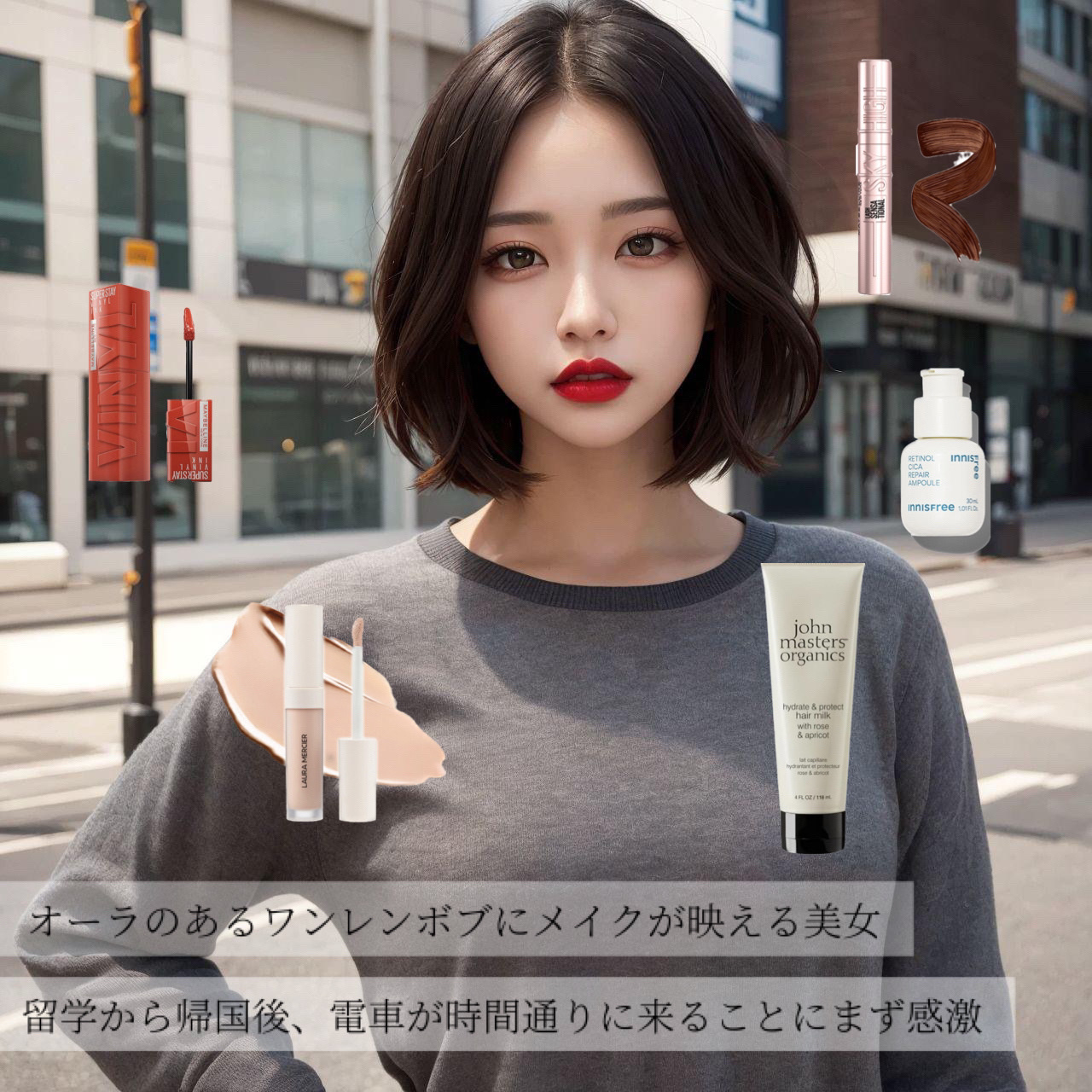 R&Aヘアミルク N(ローズ&アプリコット)/john masters organics/ヘアミルクを使ったクチコミ（2枚目）