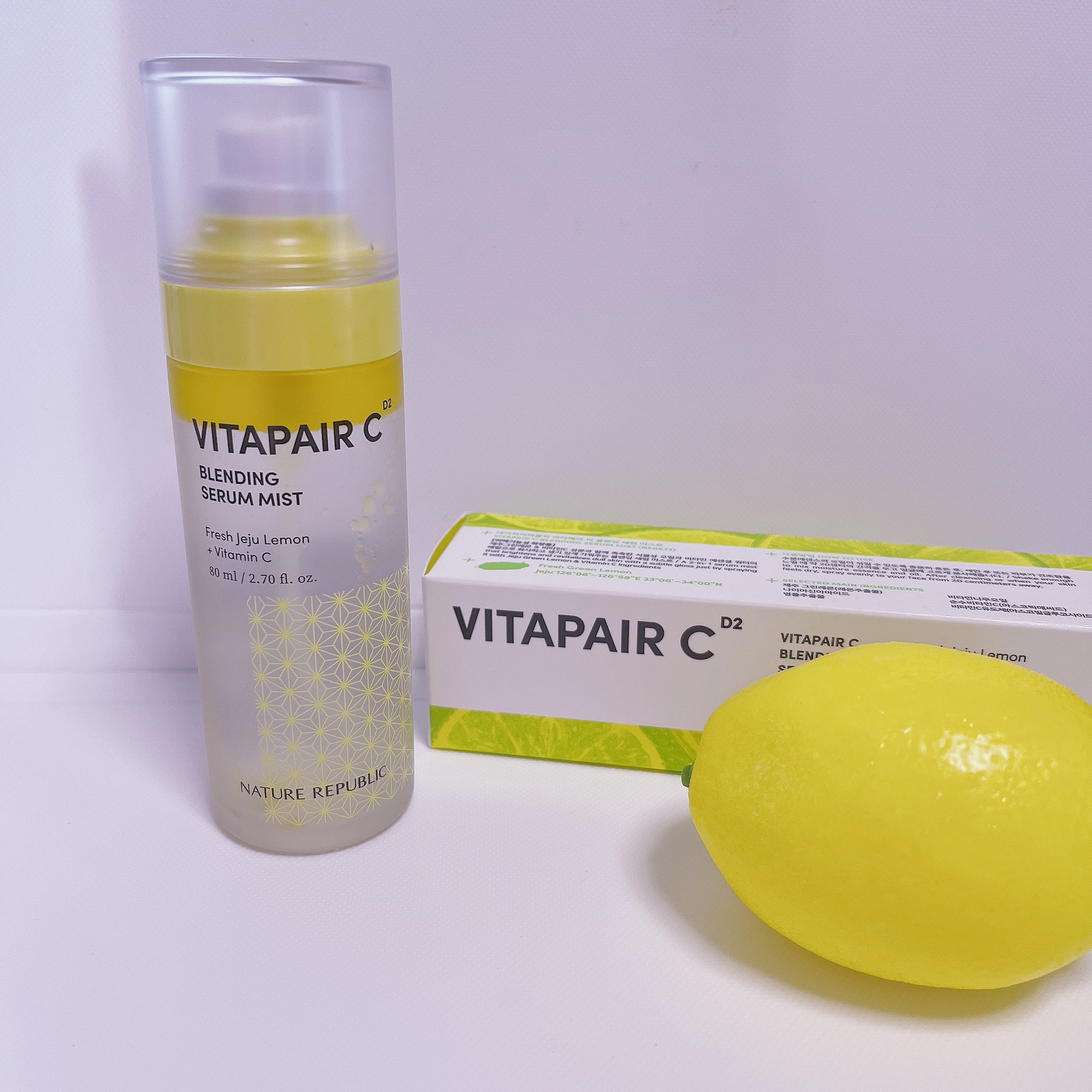 ビタペアCセラムミスト/ネイチャーリパブリック/ミスト状化粧水を使ったクチコミ（1枚目）