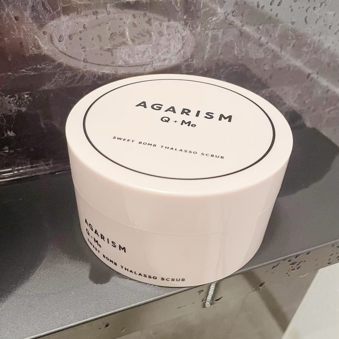 Q+Me スウィート ボム タラソ スクラブ/AGARISM/バスト・ヒップケアを使ったクチコミ（1枚目）