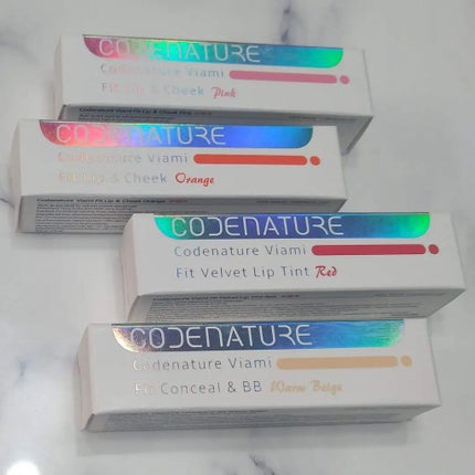 ビアミフィットリップ&チーク/CODENATURE/リップグロスを使ったクチコミ(6枚目)