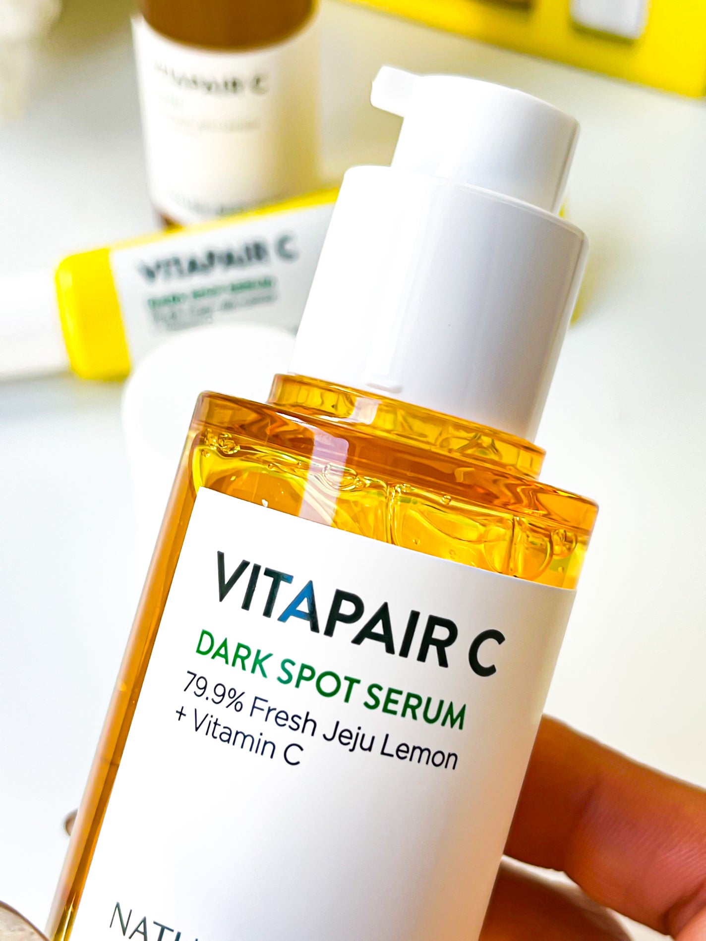 ビタペアC シミケアセラム/ネイチャーリパブリック/美容液を使ったクチコミ(4枚目)