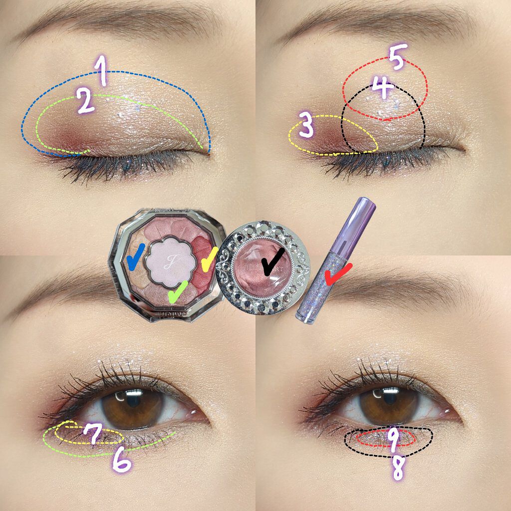 アイジュエルデュー/JILL STUART/ジェル・クリームアイシャドウを使ったクチコミ（3枚目）