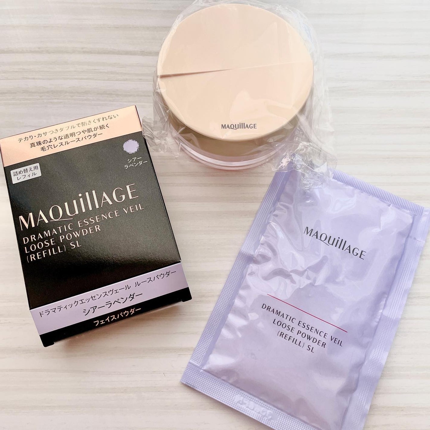 ドラマティックエッセンスヴェール ルースパウダー/マキアージュ/フェイスパウダーを使ったクチコミ(2枚目)