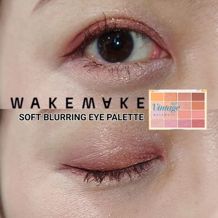 ソフトブラーリングアイパレット/wakemake/アイシャドウパレットを使ったクチコミ(1枚目)