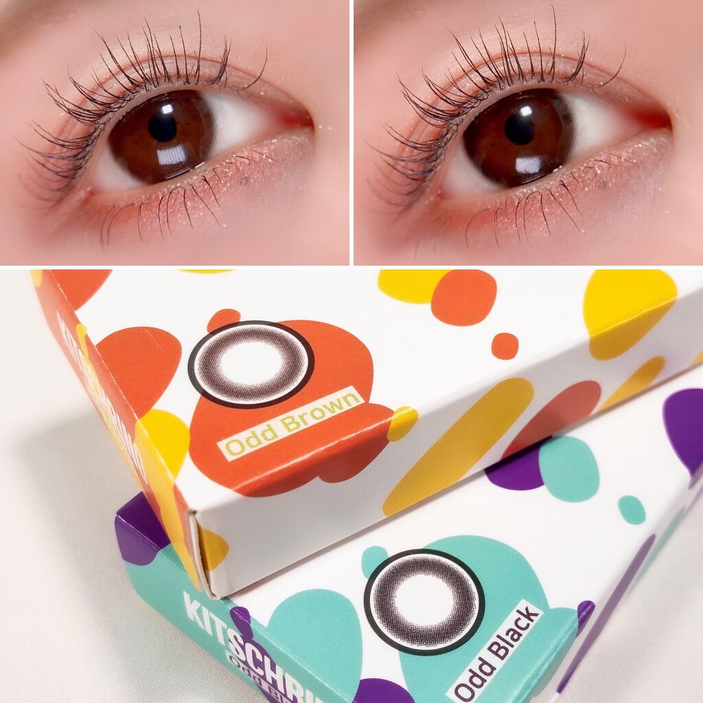 キッチュリング ワンデー(Kitsch Ring 1day) オッドブラック/OLOLA/ワンデー（１DAY）カラコンを使ったクチコミ（1枚目）