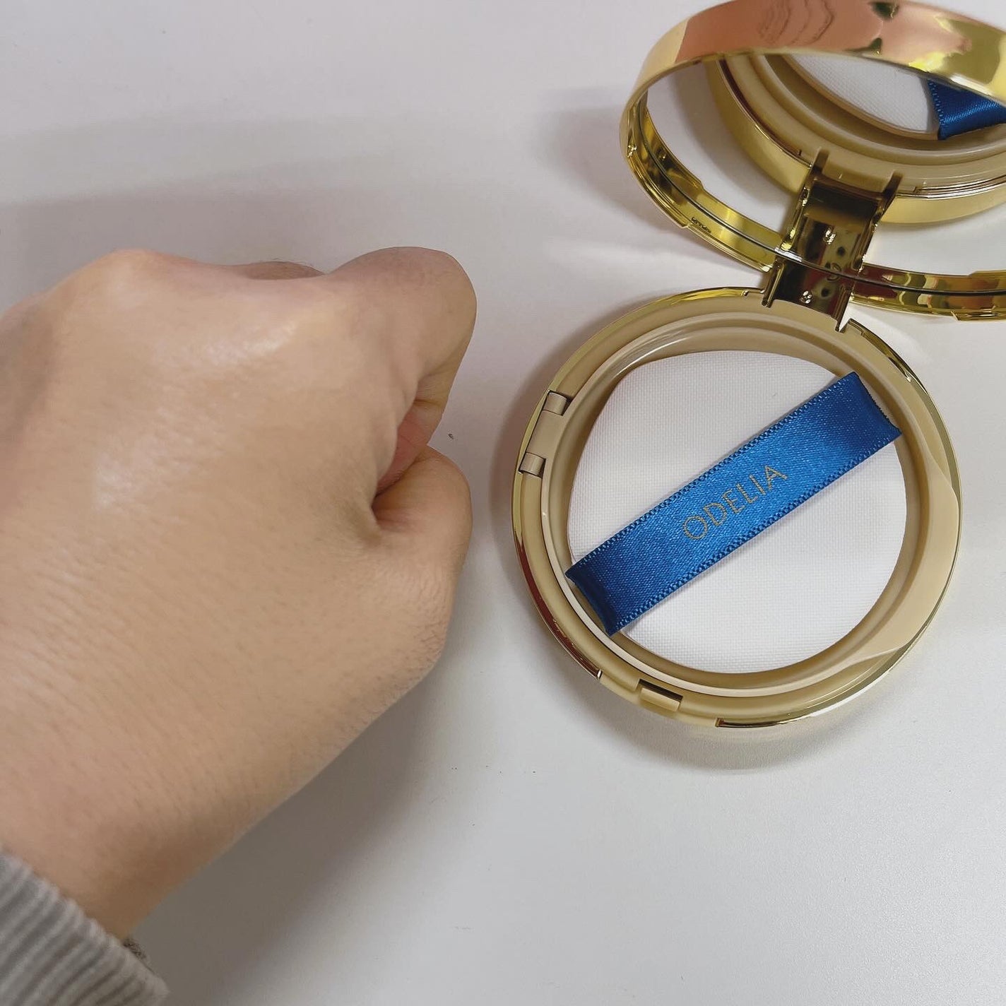 ルミナスフィット クッションファンデーション /ODELIA/クッションファンデーションを使ったクチコミ(4枚目)