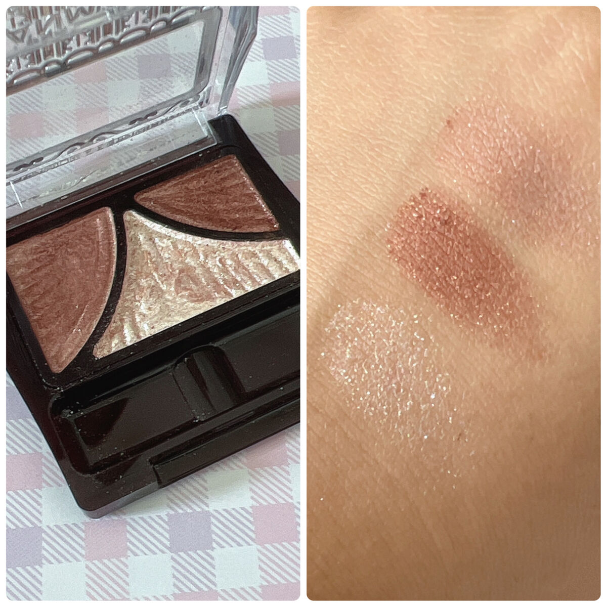 ジューシーピュアアイズ/キャンメイク/アイシャドウパレットを使ったクチコミ（3枚目）