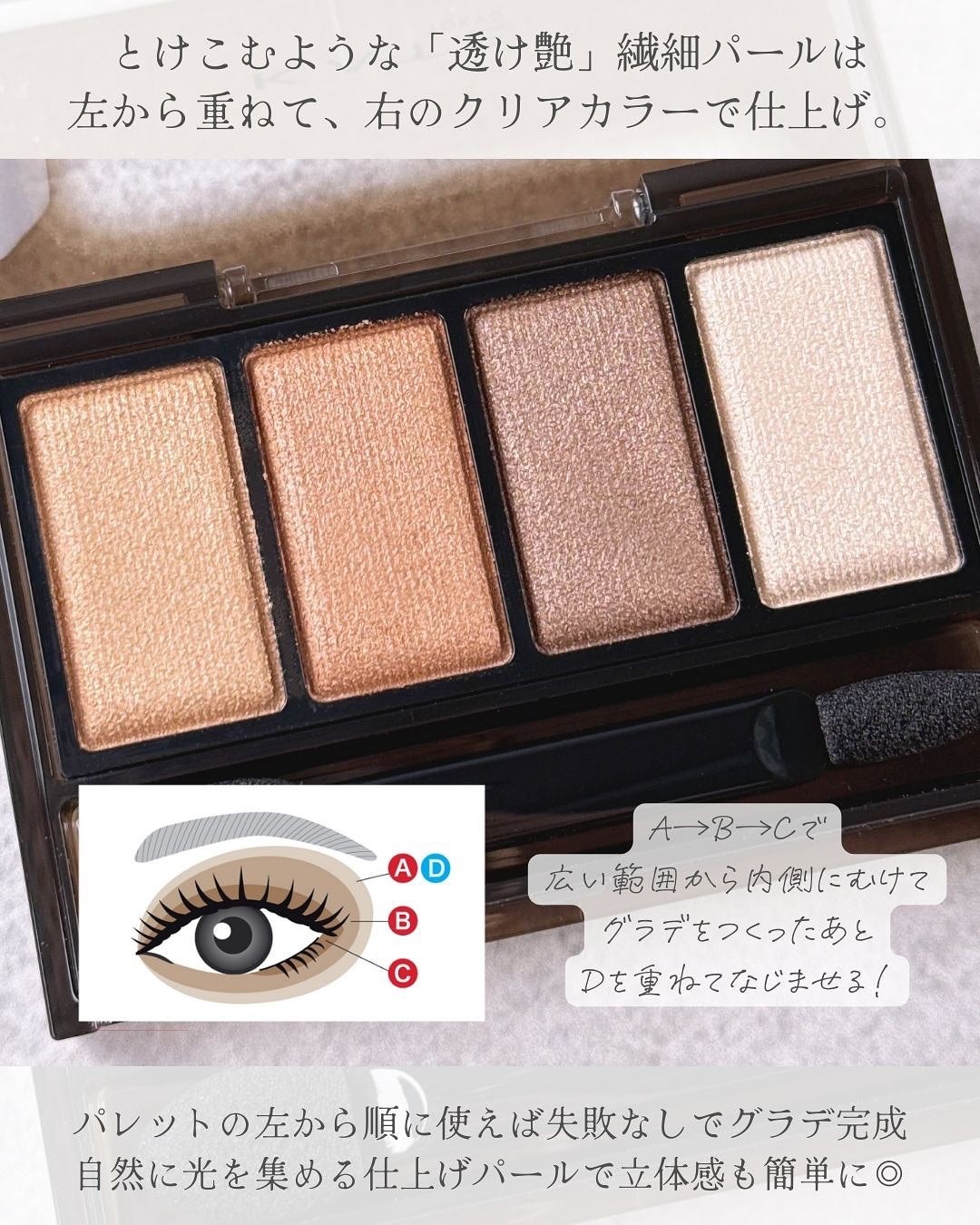 ケイト メロウブラウンアイズ/KATE/アイシャドウパレットを使ったクチコミ(3枚目)