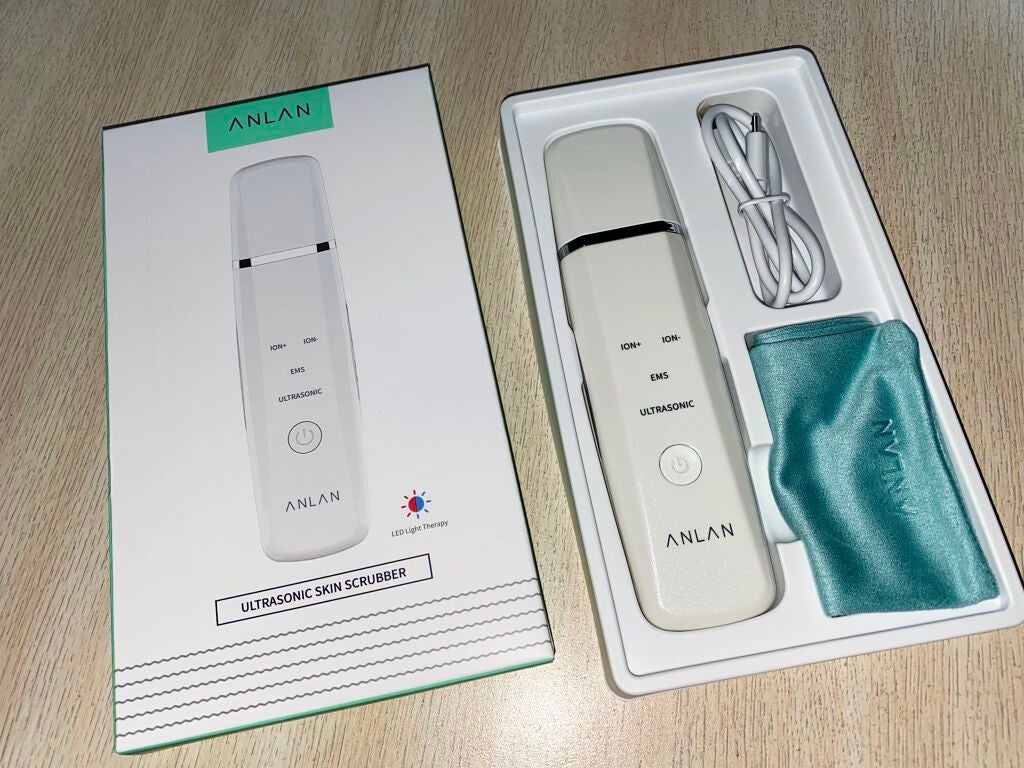 ウォーターピーリング超音波美顔器/ANLAN/美顔器・マッサージを使ったクチコミ(1枚目)