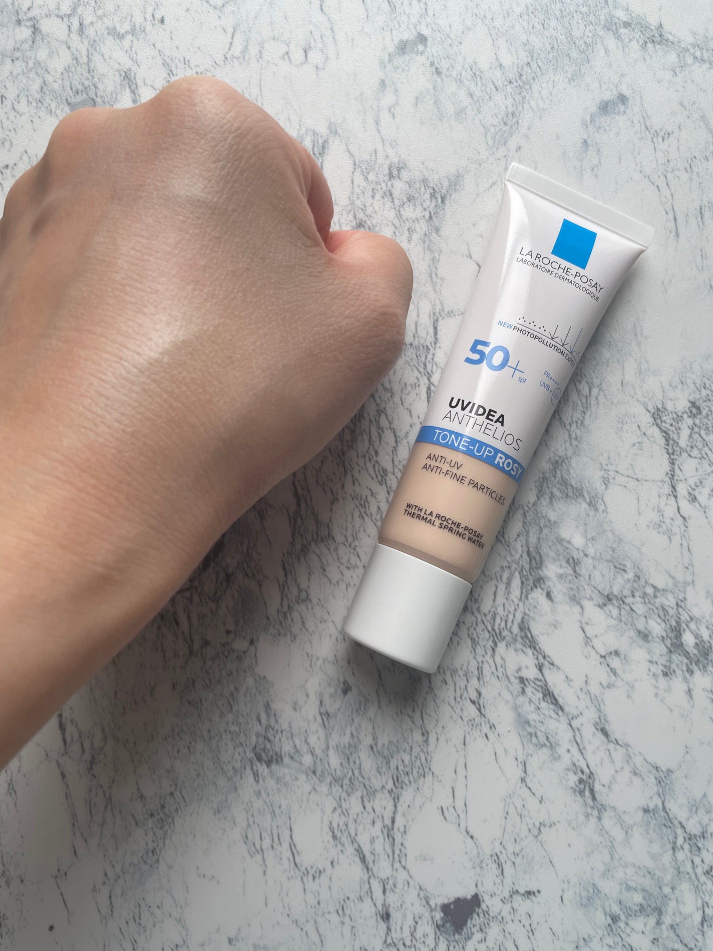 UVイデア XL プロテクショントーンアップ ローズ/ラ ロッシュ ポゼ/日焼け止めクリームを使ったクチコミ(3枚目)