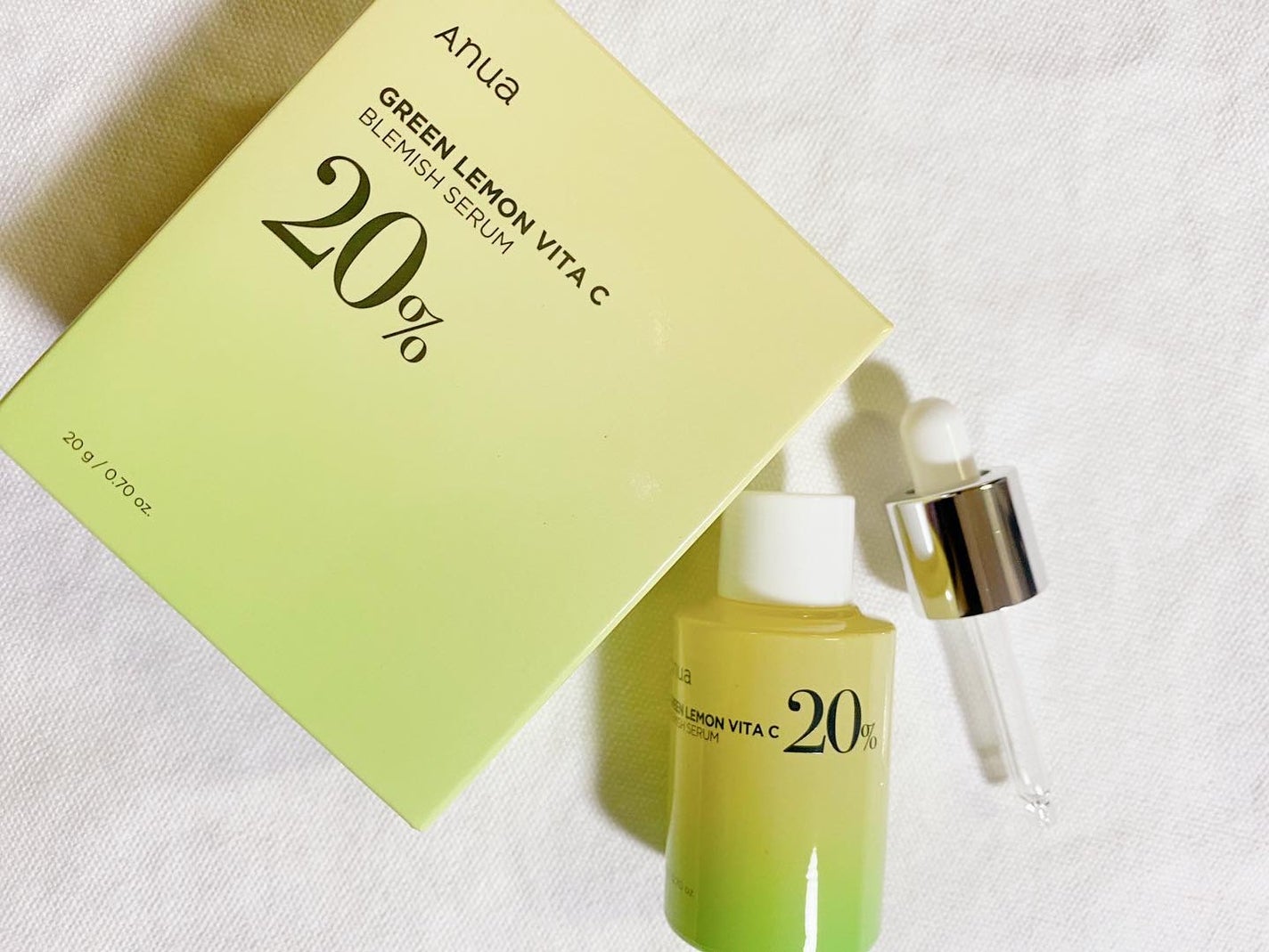 グリーンレモン ピュアビタC セラム/Anua/美容液を使ったクチコミ(5枚目)
