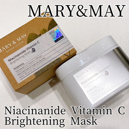 ナイアシンアミドビタミンC ブライトニングマスク/MARY&MAY/シートマスク・パックを使ったクチコミ(1枚目)