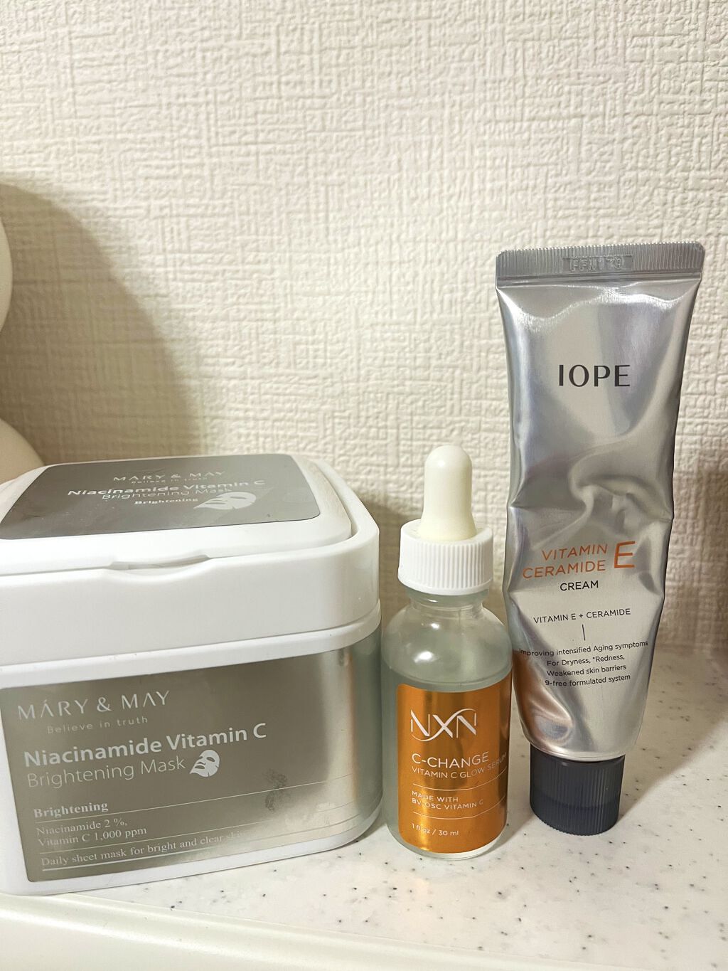 ナイアシンアミドビタミンC ブライトニングマスク/MARY&MAY/シートマスク・パックを使ったクチコミ（1枚目）