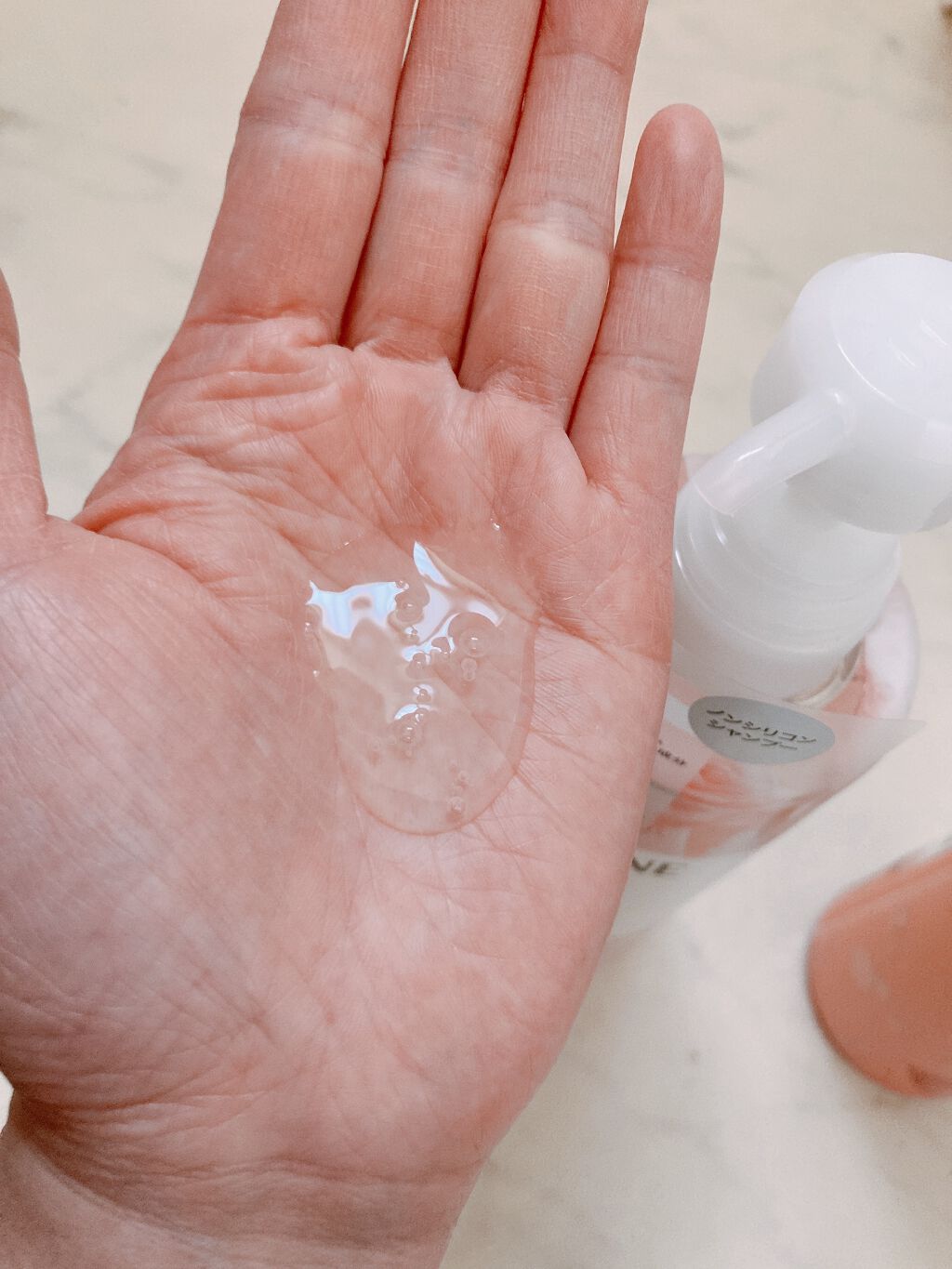 PRO-V ミセラー ピュア＆ローズウォーター ノンシリコンシャンプー/トリートメント トリートメント本体/パンテーン/市販シャンプーを使ったクチコミ（2枚目）