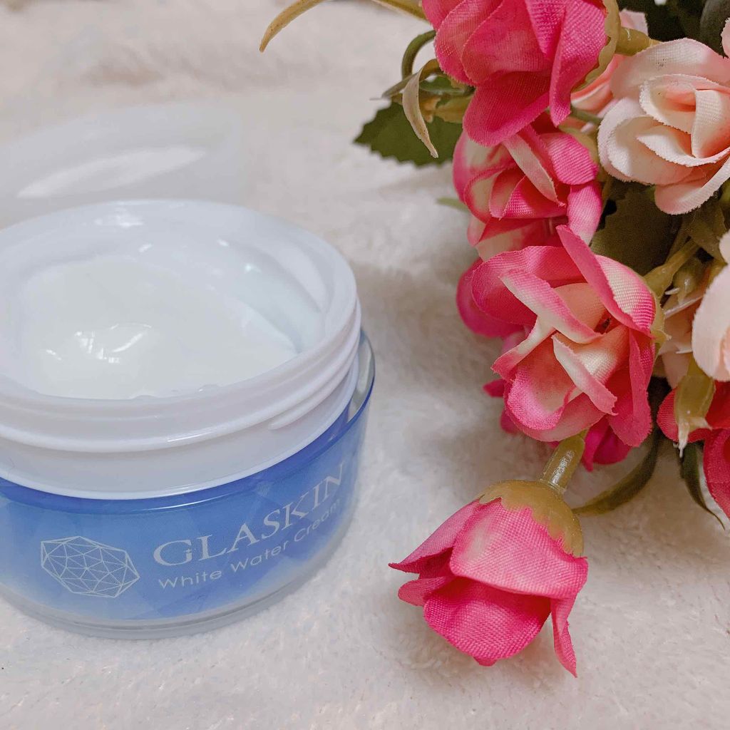 GLASKIN ホワイトウォータークリーム/さくらの森/オールインワン化粧品を使ったクチコミ（1枚目）