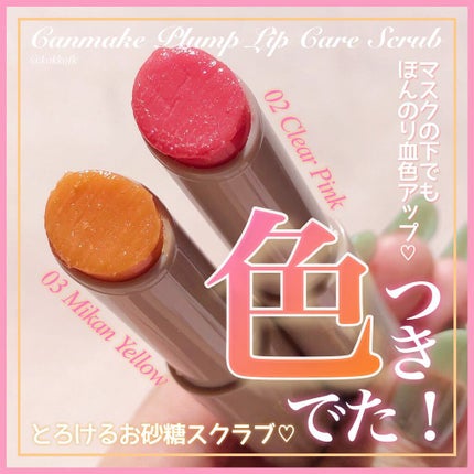 プランプリップケアスクラブ/キャンメイク/リップスクラブを使ったクチコミ(1枚目)