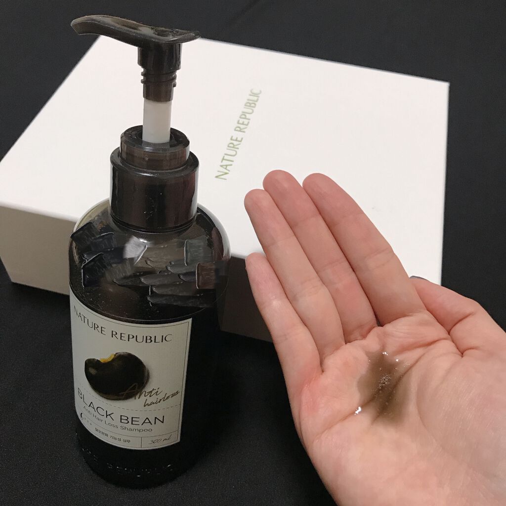 ブラックビーン ヘアシャンプー/ネイチャーリパブリック/市販シャンプーを使ったクチコミ（3枚目）