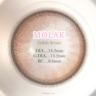 MOLAK 1day ドーリッシュブラウン/MOLAK/ワンデー（１DAY）カラコンを使ったクチコミ（2枚目）