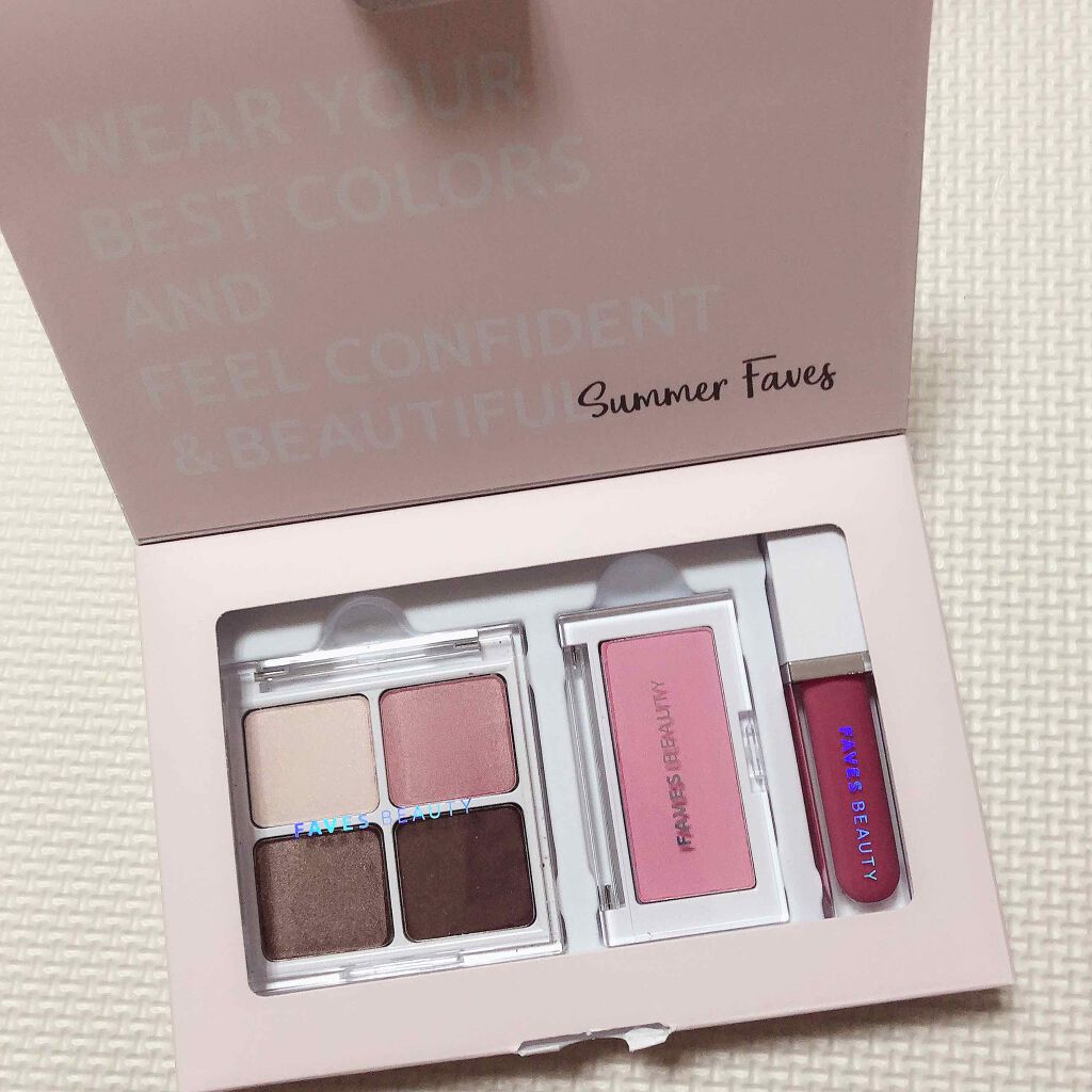 フェイブスボックス FAVES BOX SUMMER/FAVES BEAUTY/メイクアップキットを使ったクチコミ（2枚目）