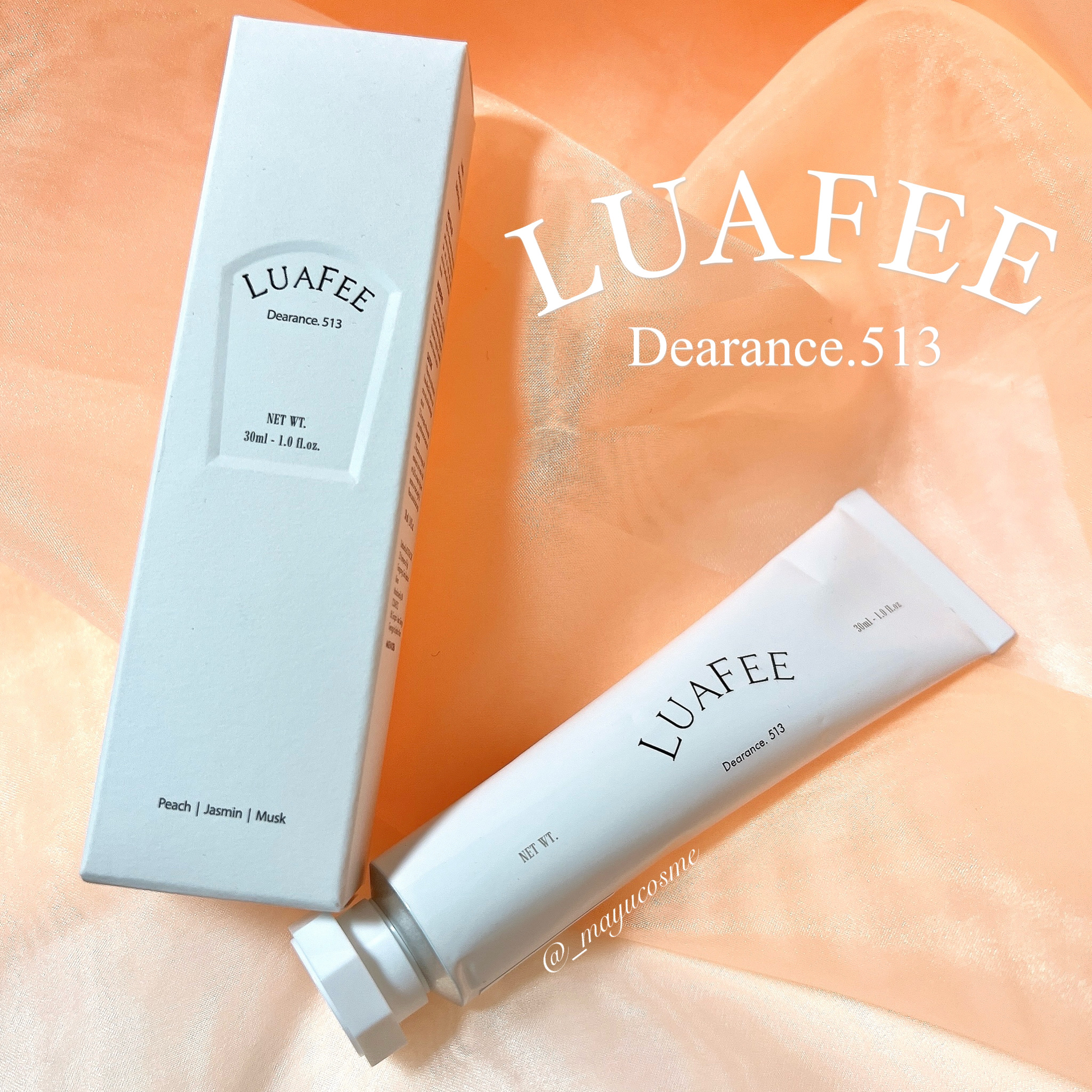 ソリッド パフューム ホワイトアプリコット/LUAFEE/練り香水を使ったクチコミ（1枚目）