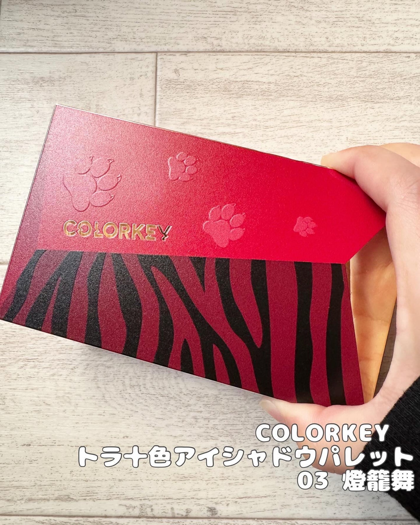 トラ十色アイシャドウパレット/COLORKEY/アイシャドウパレットを使ったクチコミ(2枚目)