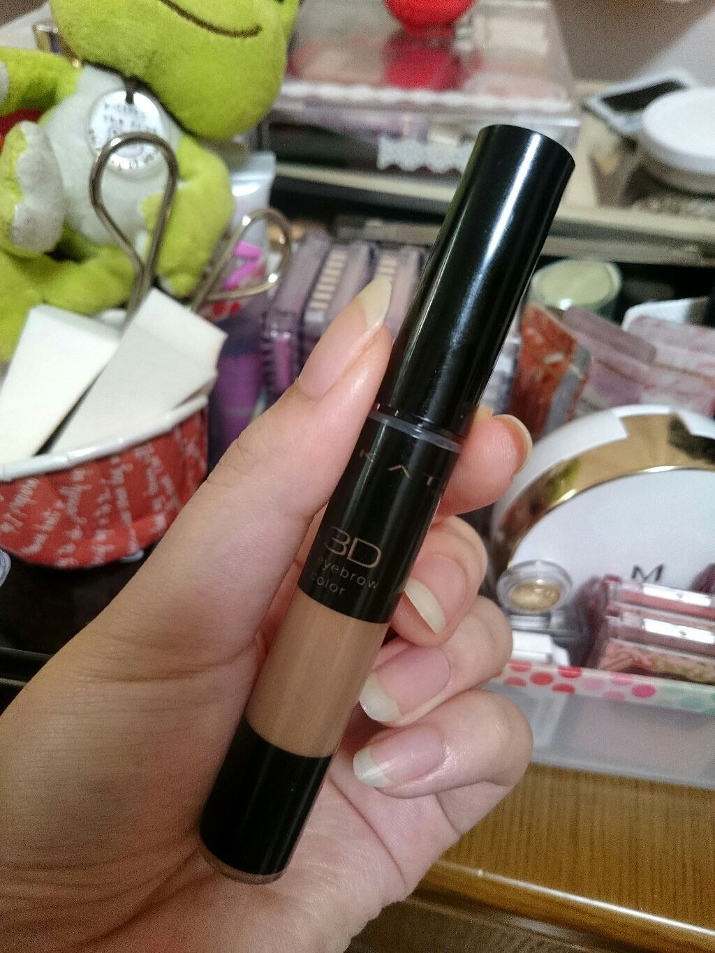 3Dアイブロウカラー/KATE/眉マスカラを使ったクチコミ（1枚目）