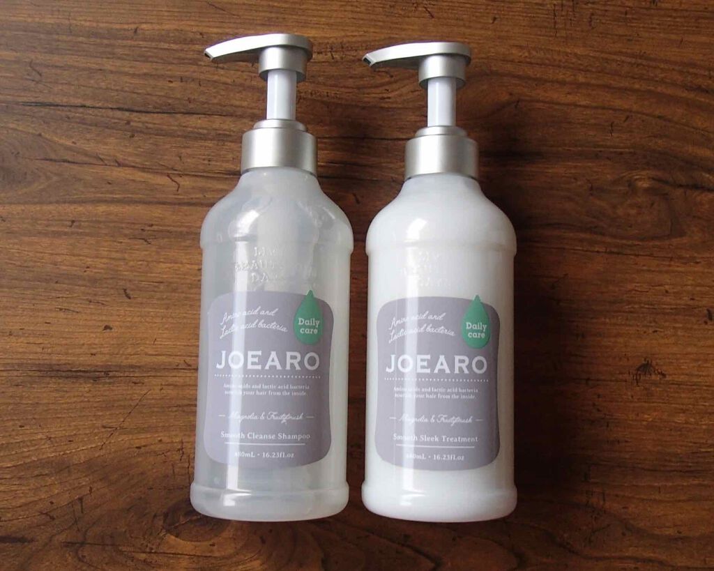 スムースクレンズシャンプー／スムーススリークトリートメント/JOEARO/市販シャンプーを使ったクチコミ（1枚目）