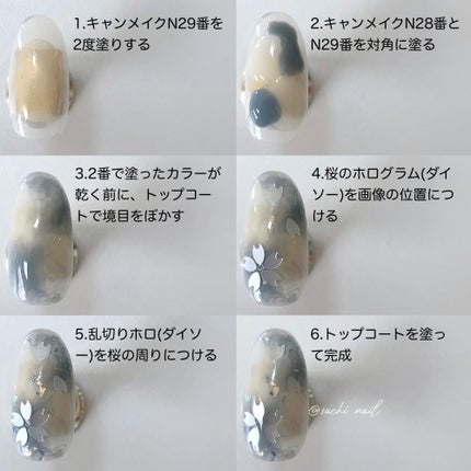 カラフルネイルズ/キャンメイク/マニキュアを使ったクチコミ(5枚目)