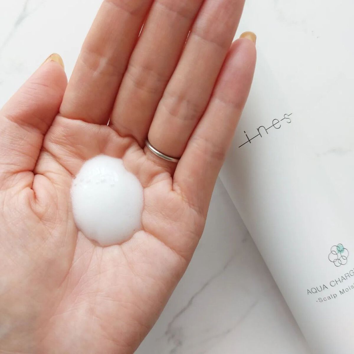 アクア チャージ ムース/ines/頭皮ローションを使ったクチコミ（2枚目）