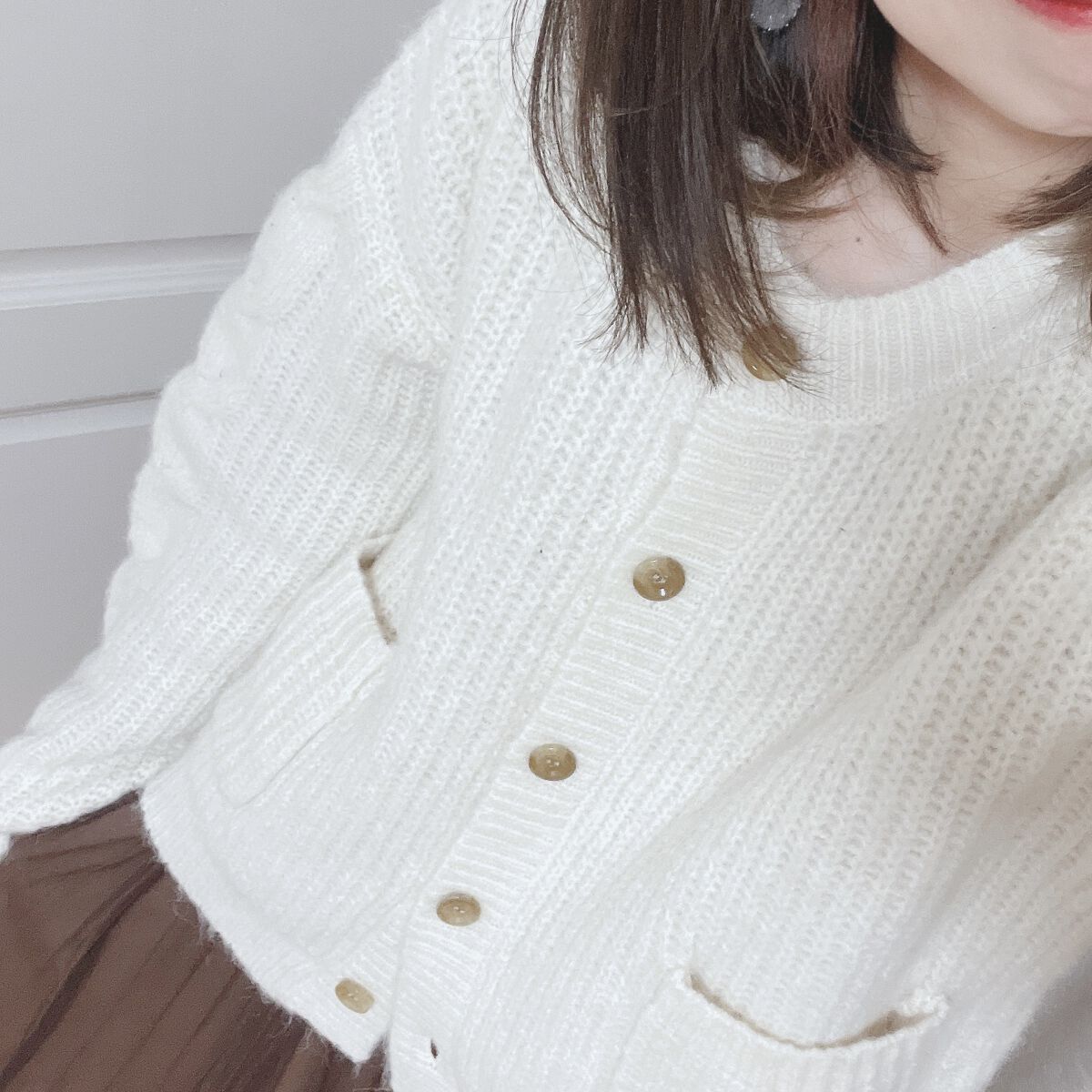 ニットカーディガン/WEGO/その他を使ったクチコミ（3枚目）