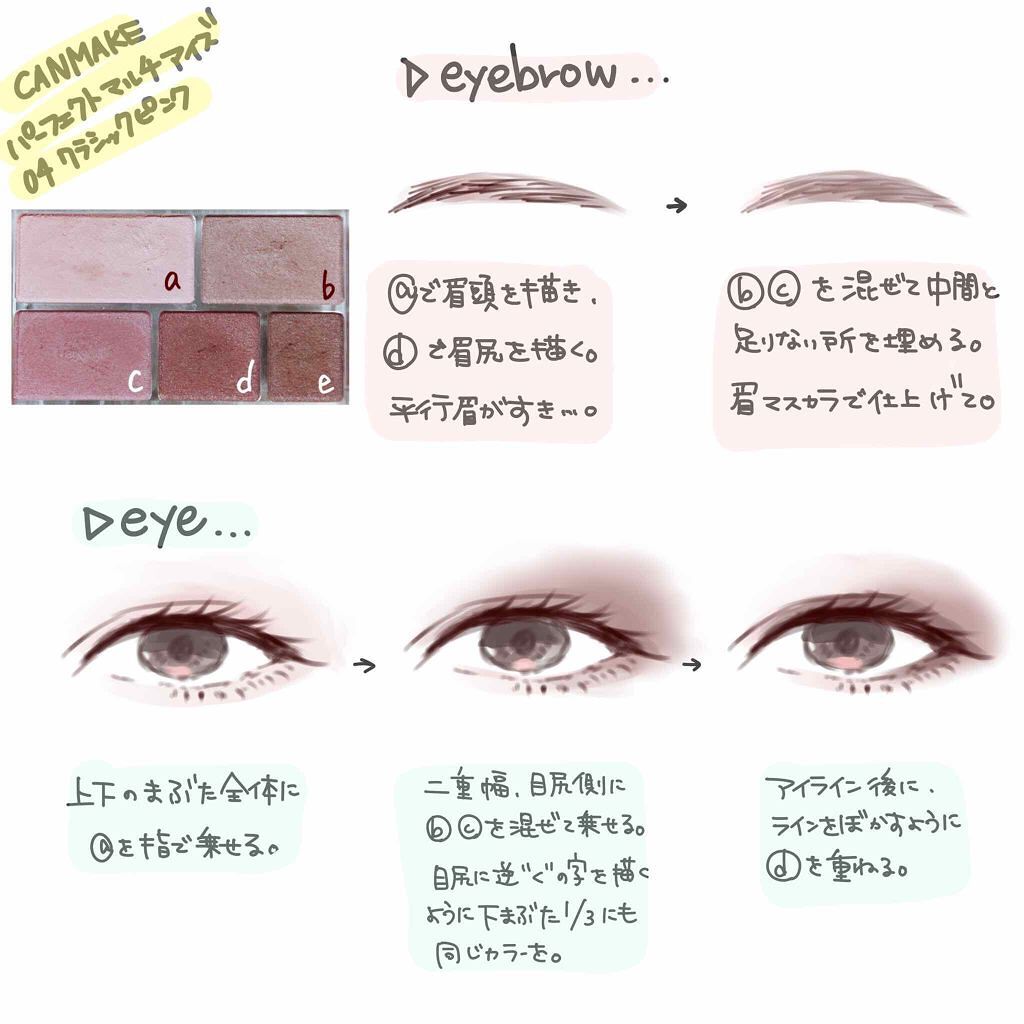 パーフェクトマルチアイズ/キャンメイク/アイシャドウパレットを使ったクチコミ（1枚目）