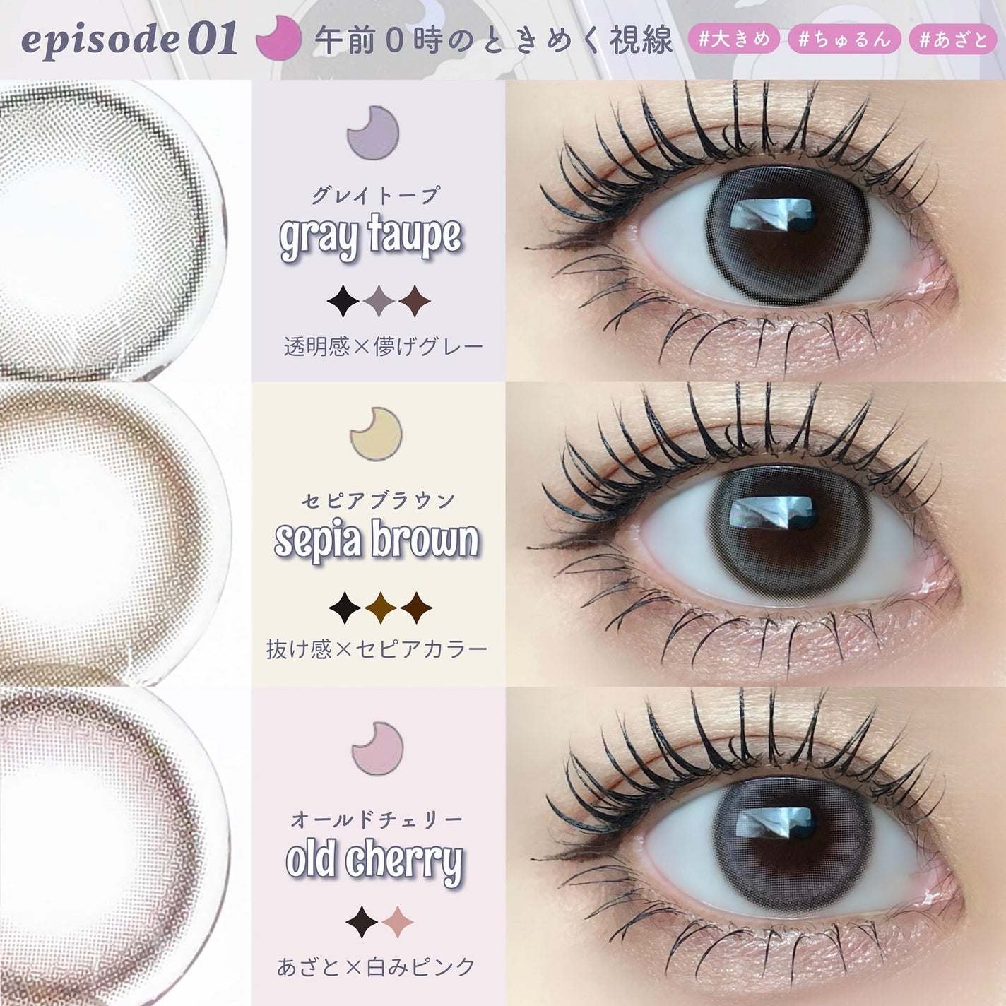 rom’u(ロミュ) 1day episode01/rom'u/ワンデー(1DAY)カラコンを使ったクチコミ(2枚目)