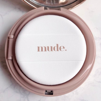 ハグクッション/mude./クッションファンデーションを使ったクチコミ(4枚目)