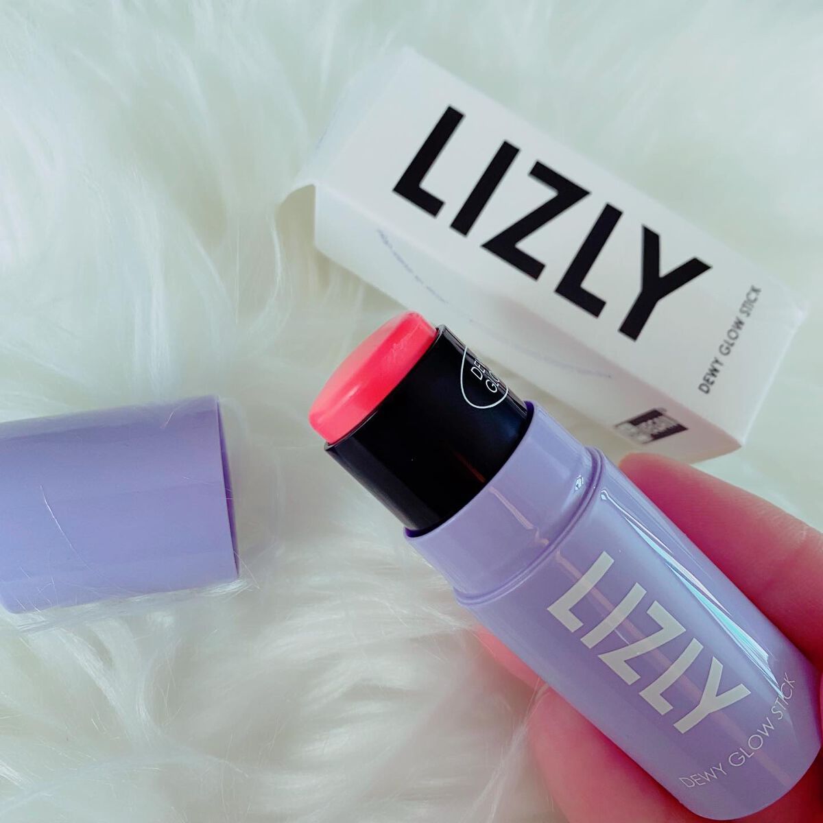 デューイグロースティック チーク /LIZLY/ジェル・クリームチークを使ったクチコミ(1枚目)