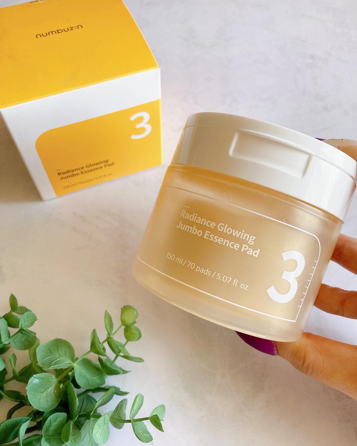 numbuzin 3番 うるツヤ発酵トナーパッドのクチコミ「#PR
#トナーパッド　#ナンバーズイン
#3番うるツヤ発酵トナーパッド
#韓国コスメ #韓国.....」（1枚目）