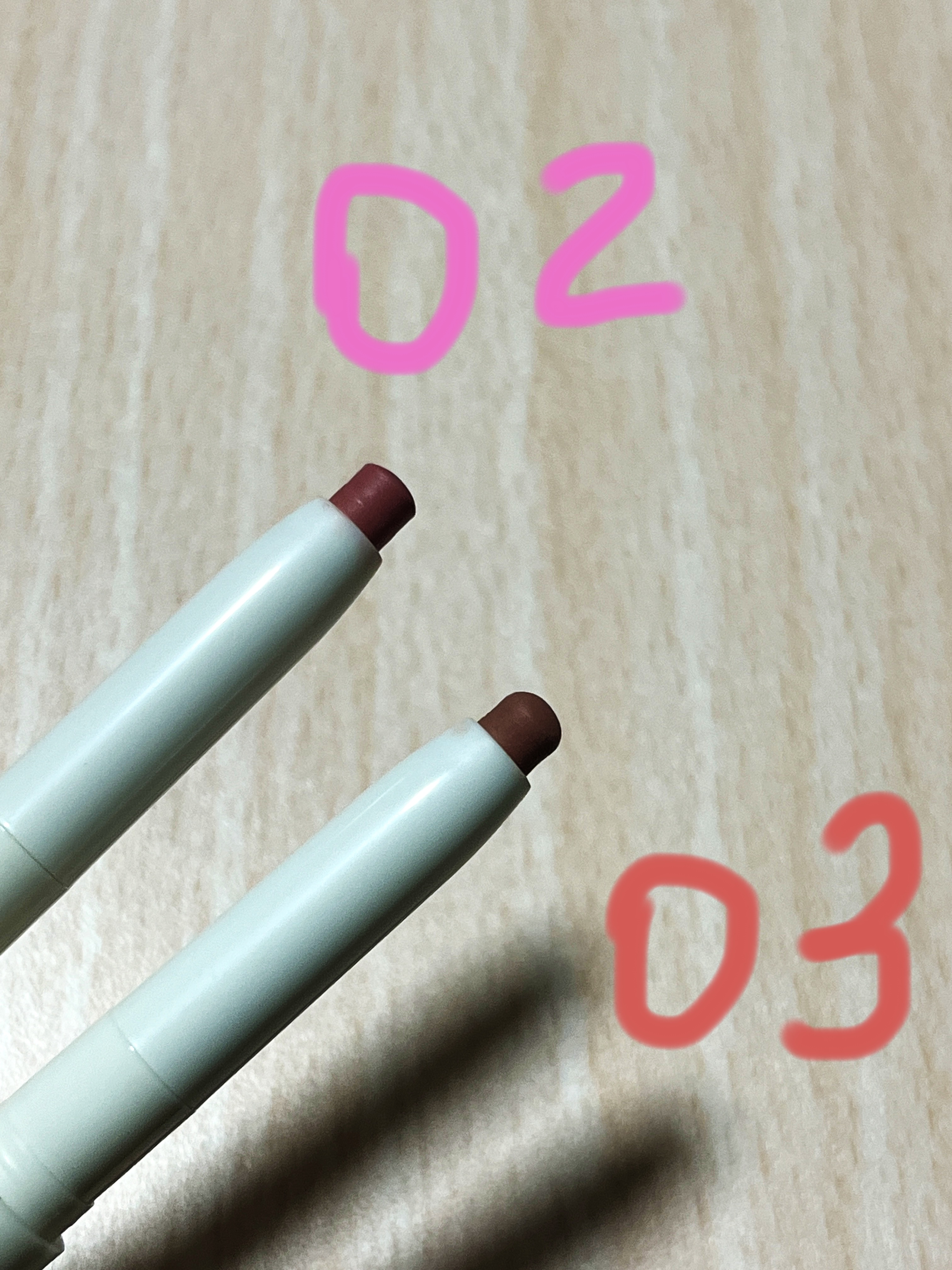 rom&nd リップメイトペンシル/rom&nd/リップライナーを使ったクチコミ（3枚目）