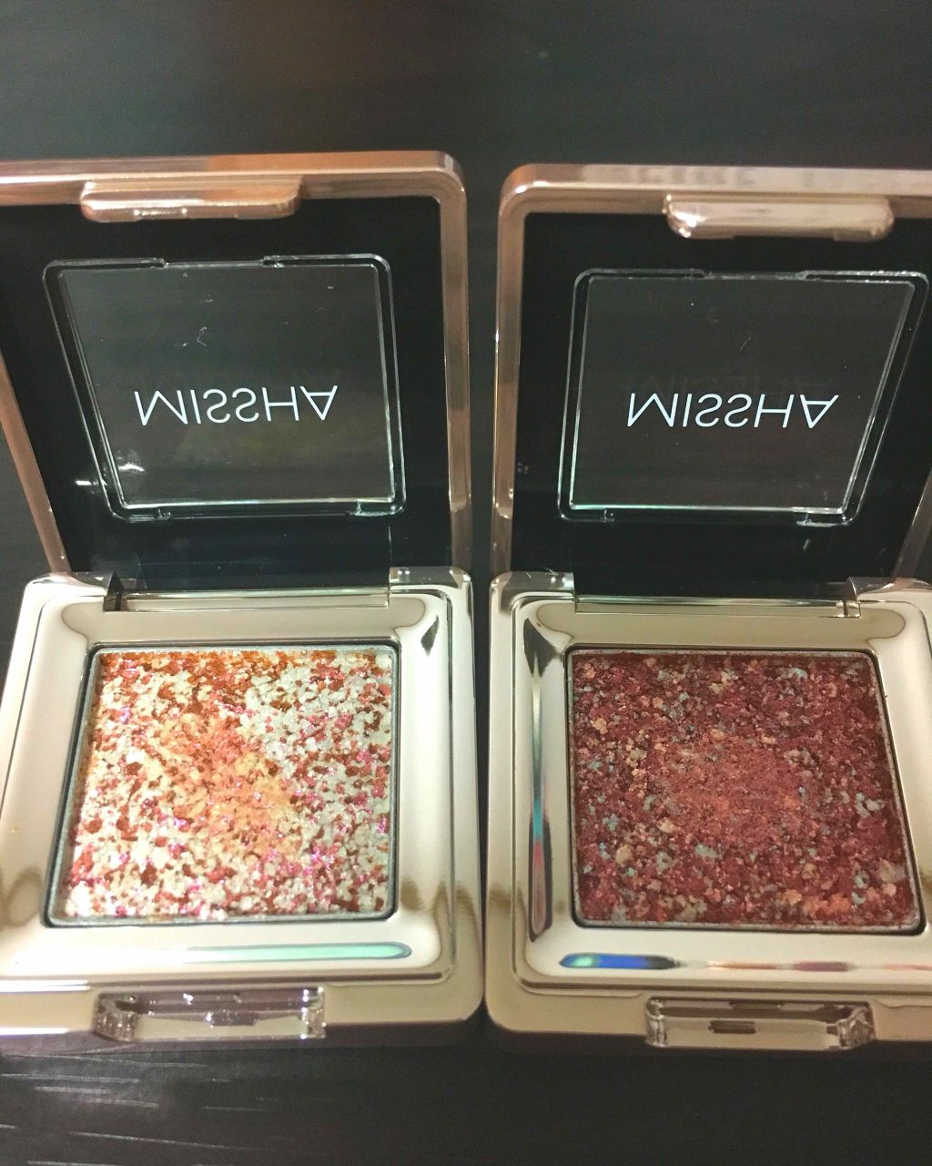 グリッタープリズム シャドウ/MISSHA/グリッターを使ったクチコミ（2枚目）