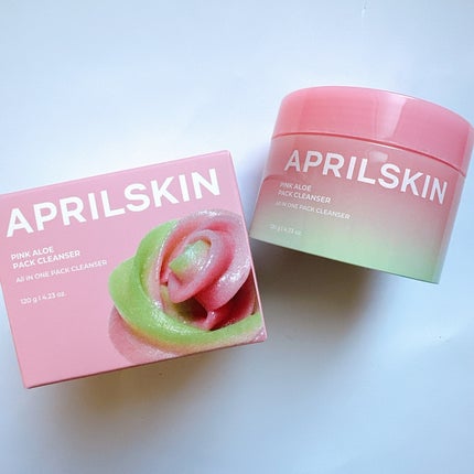 ピンクアロエメレンゲクレンザー/APRILSKIN/その他洗顔料を使ったクチコミ(8枚目)