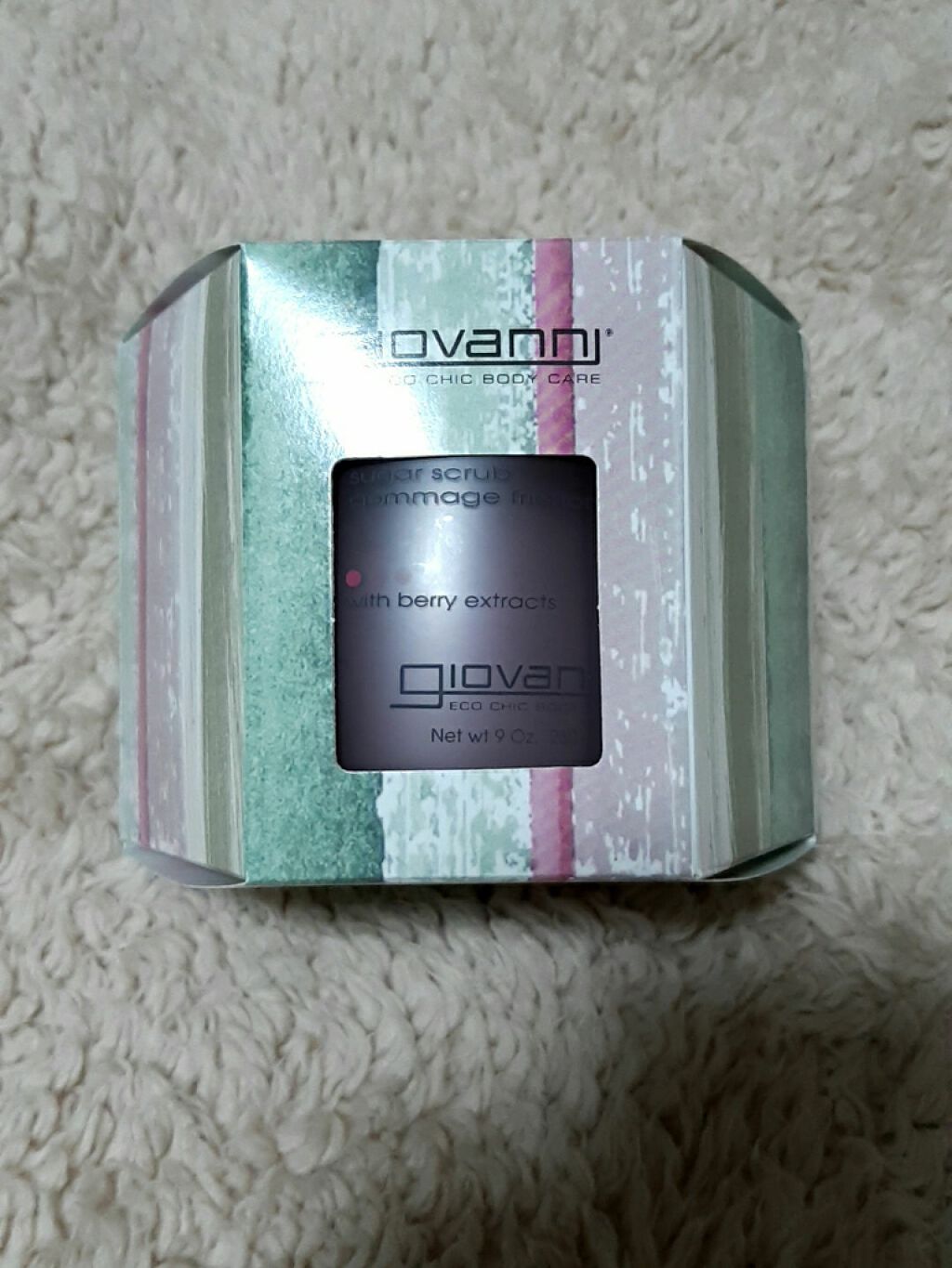 ジョヴァンニ シュガー ボディスクラブ スイートラズベリー/giovanni/ボディスクラブを使ったクチコミ（2枚目）