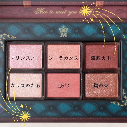 ナイストゥミーチュートランク ダスティピンク 寒流の底/MAJOLICA MAJORCA/アイシャドウパレットを使ったクチコミ(2枚目)