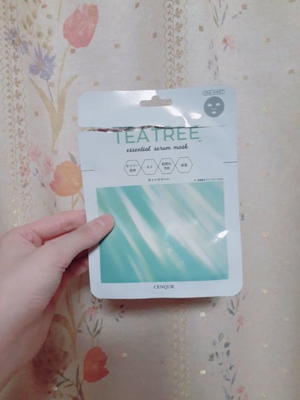 エッセンシャルセラムマスク ティーツリー /CENQUR/シートマスク・パックを使ったクチコミ(1枚目)