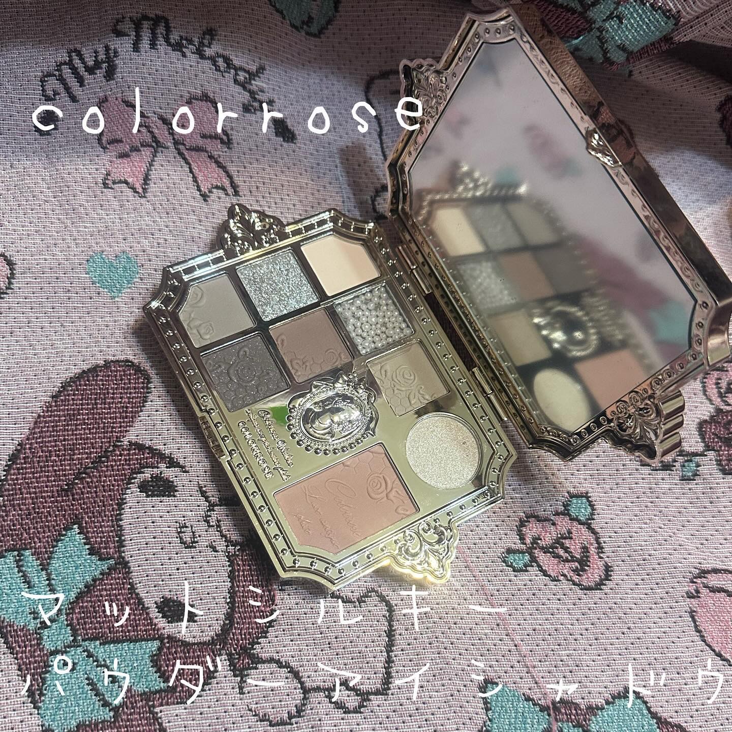 油絵 アイシャドウパレット/COLORROSE/アイシャドウベースを使ったクチコミ（1枚目）