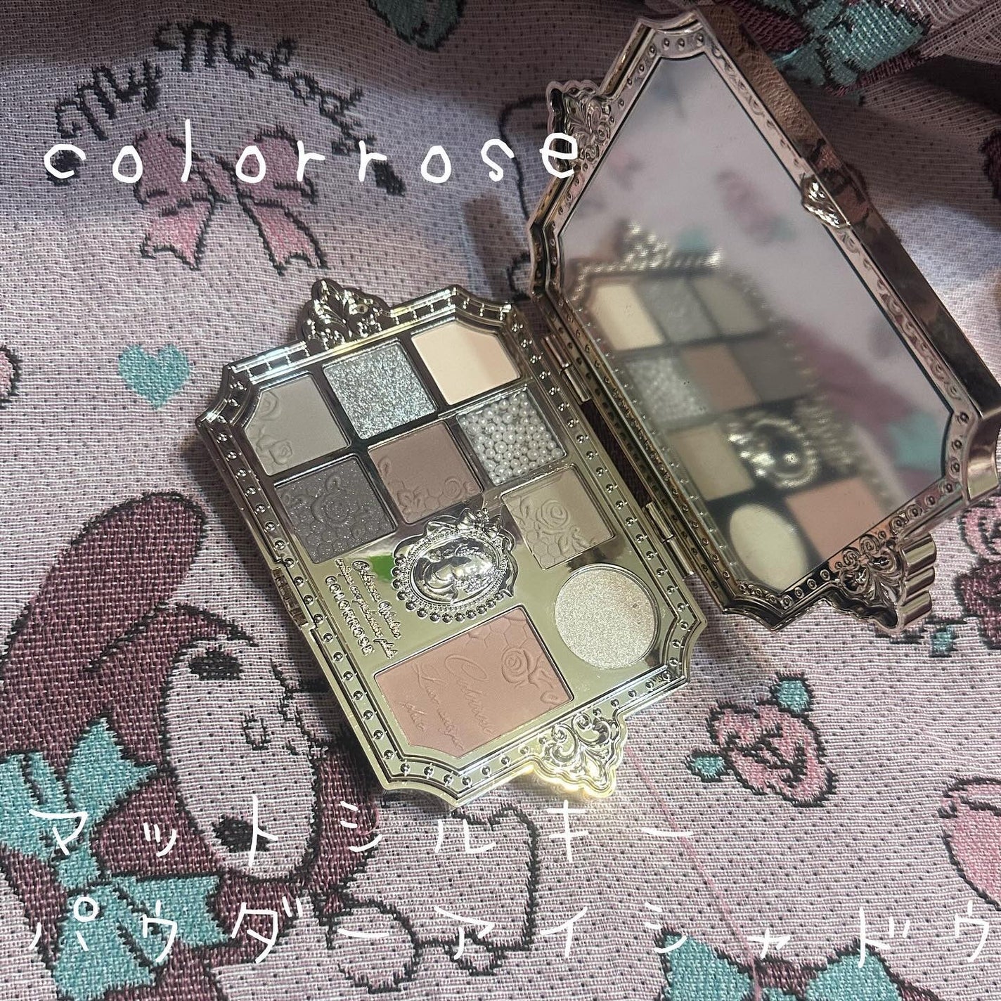 油絵 アイシャドウパレット/COLORROSE/アイシャドウベースを使ったクチコミ(1枚目)