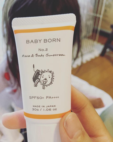 日焼け止め乳液/BABY BORN/日焼け止めミルクを使ったクチコミ(1枚目)