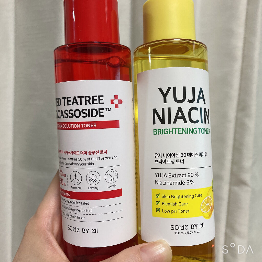 ユズナイアシン30 デイズ ミラクルブライトニング トナー/SOME BY MI/化粧水を使ったクチコミ（1枚目）
